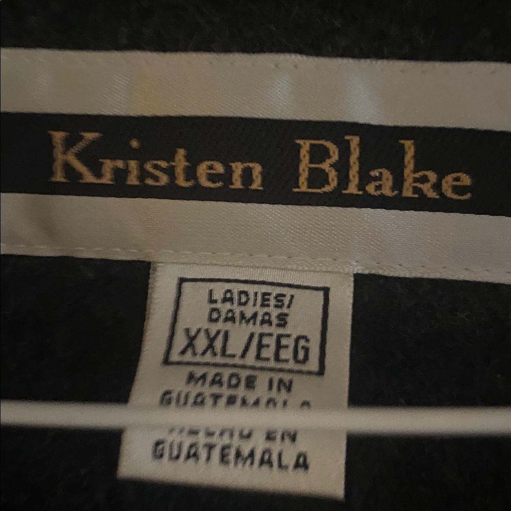 Kristen Blake cool coat. Charcoal gray. Size XXL. NWT. Wool/nylon blend. - Picture 2 of 6